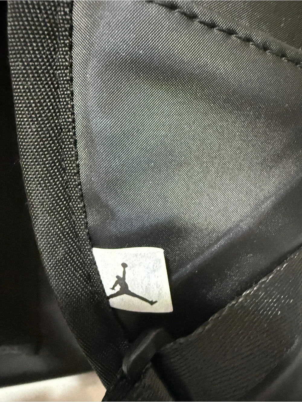 Jordan Black Men's Athletic Backpack with Subtle Jumpman